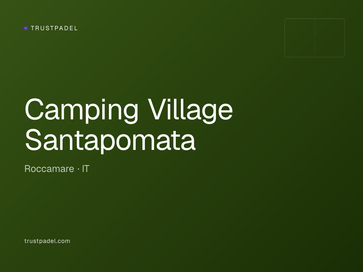 Camping Village Santapomata padel club