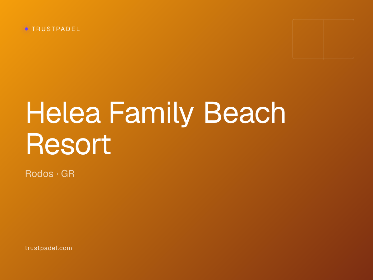 Helea Family Beach Resort padel club