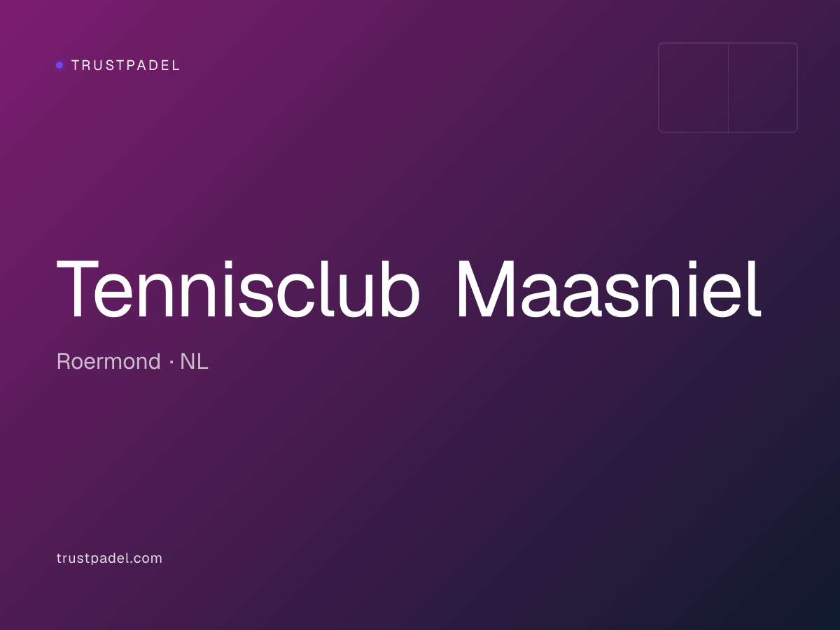 Tennisclub Maasniel padel club
