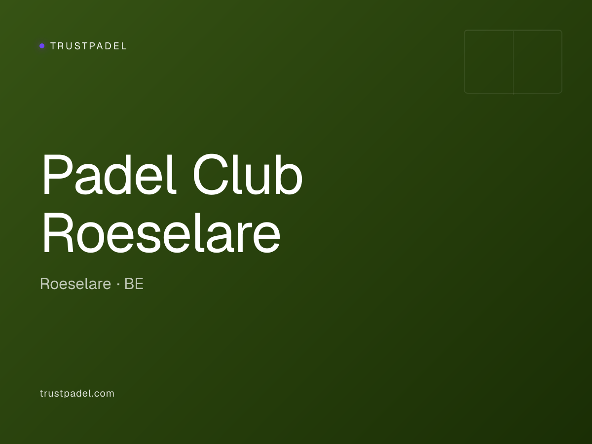 Padel Club Roeselare padel club