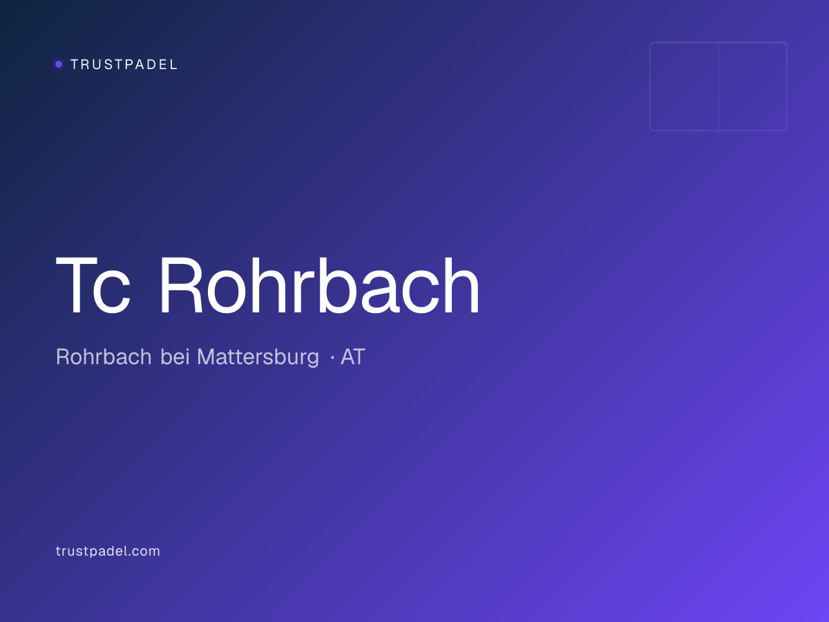 Tc Rohrbach padel club