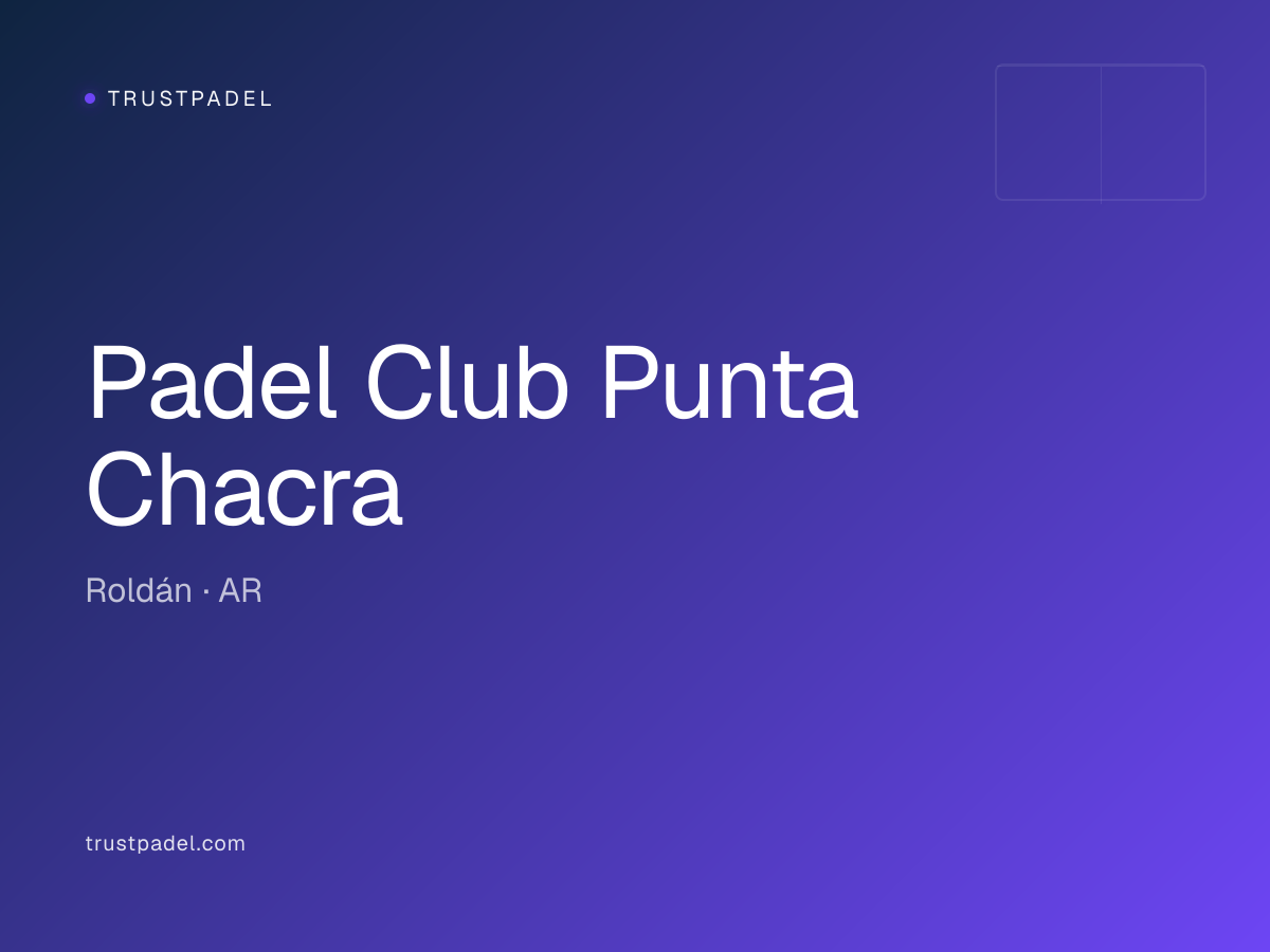 Padel Club Punta Chacra padel club