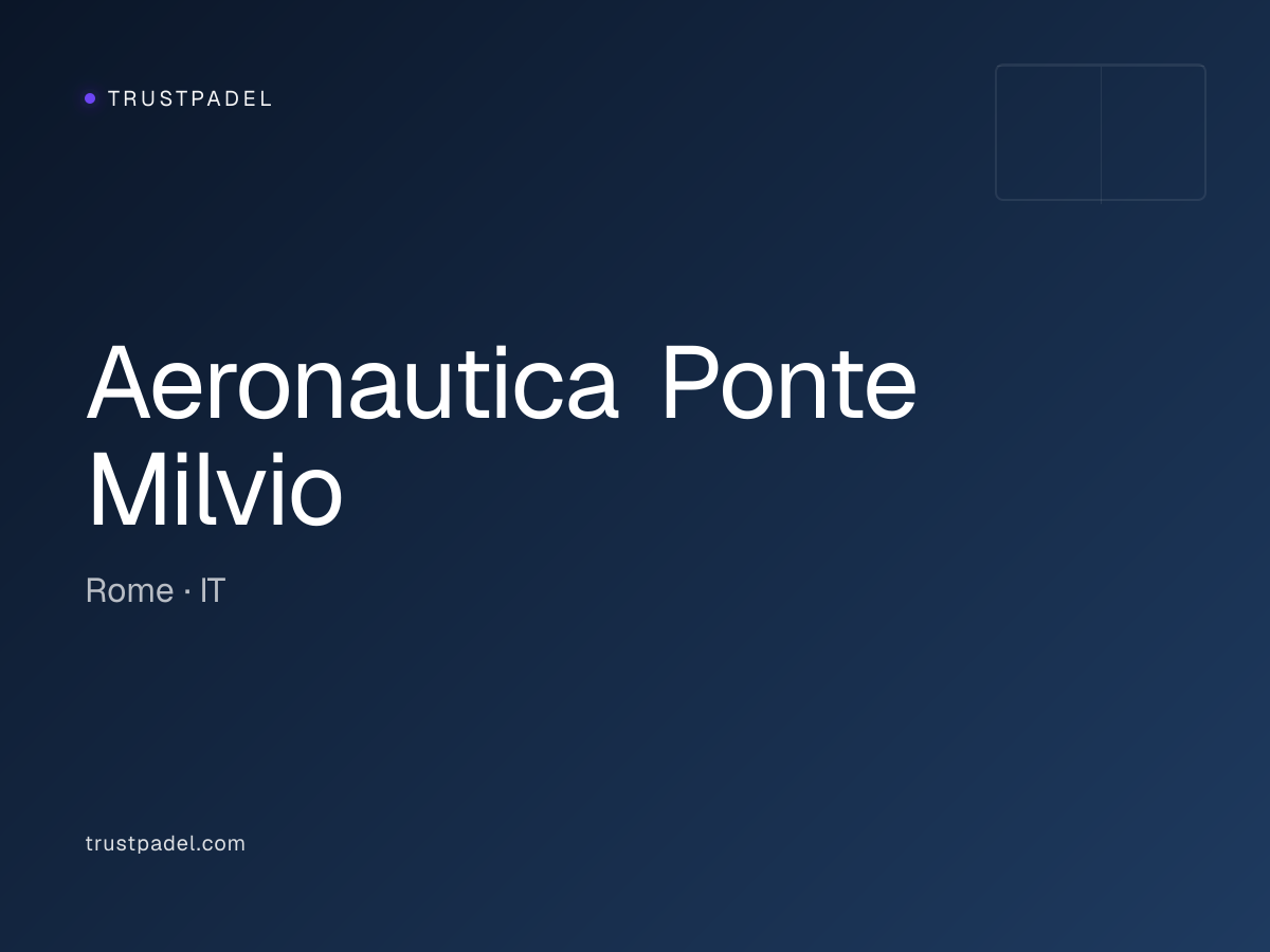 Aeronautica Ponte Milvio padel club