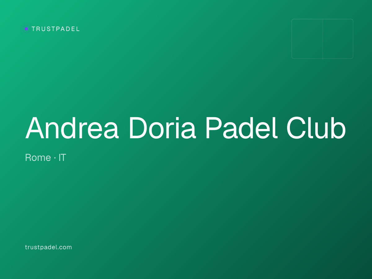 Andrea Doria Padel Club padel club