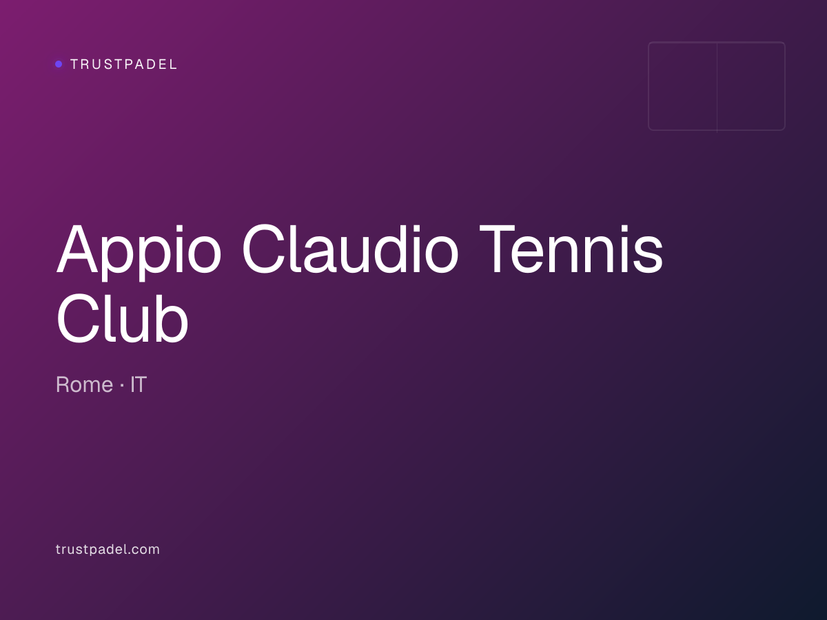 Appio Claudio Tennis Club padel club