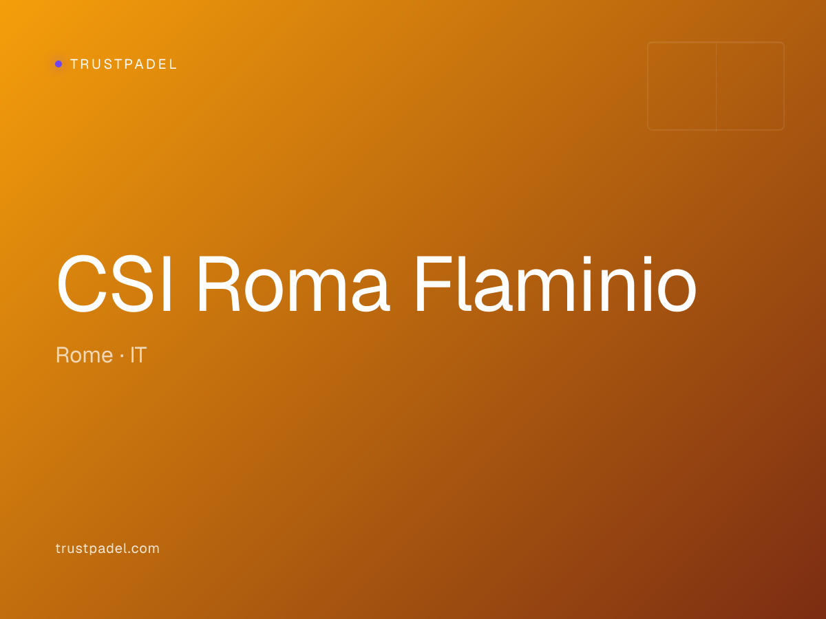 CSI Roma Flaminio padel club