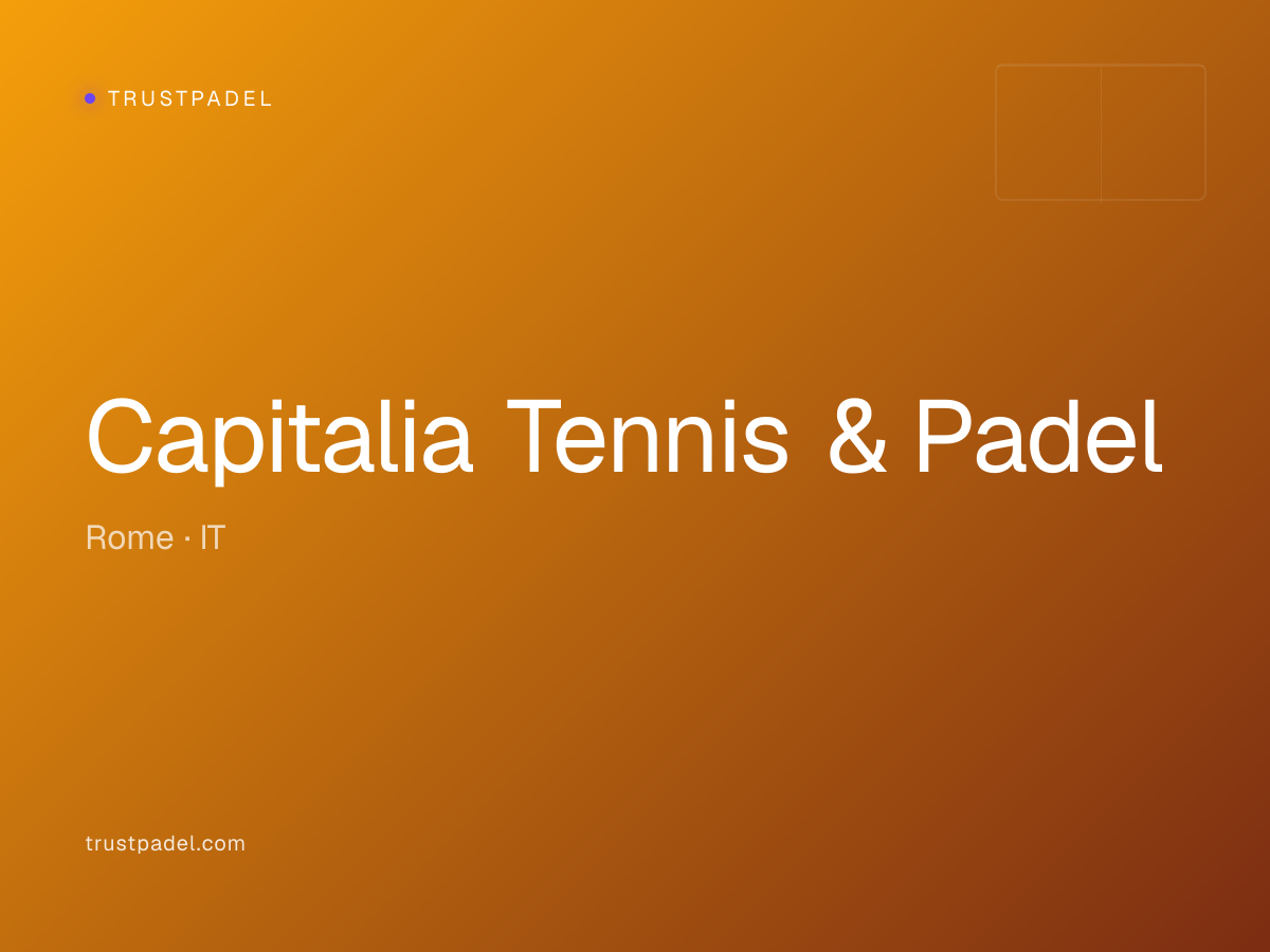 Capitalia Tennis & Padel padel club
