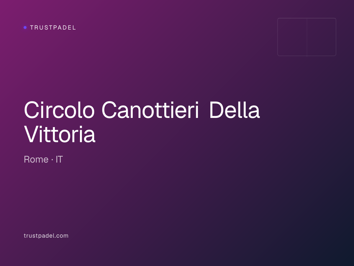 Circolo Canottieri Della Vittoria padel club