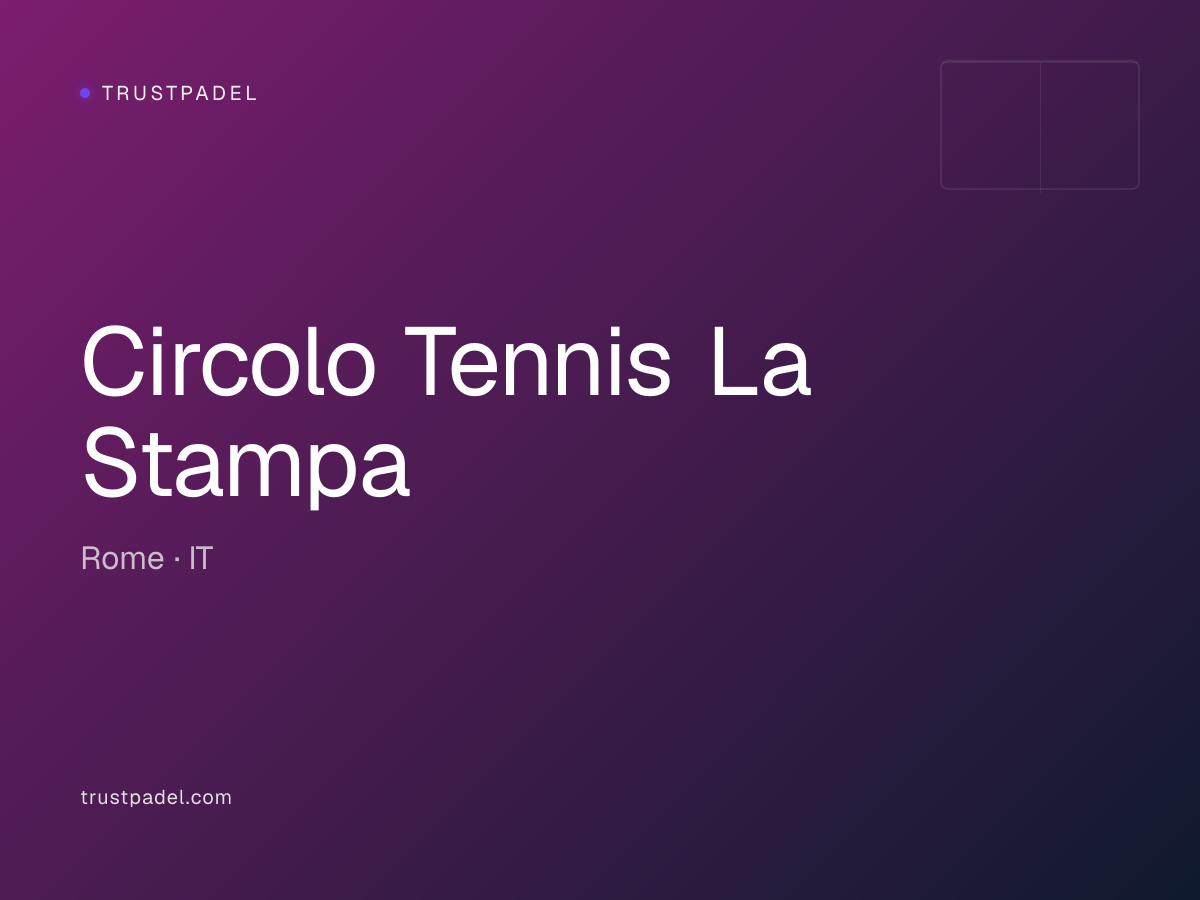 Circolo Tennis La Stampa padel club