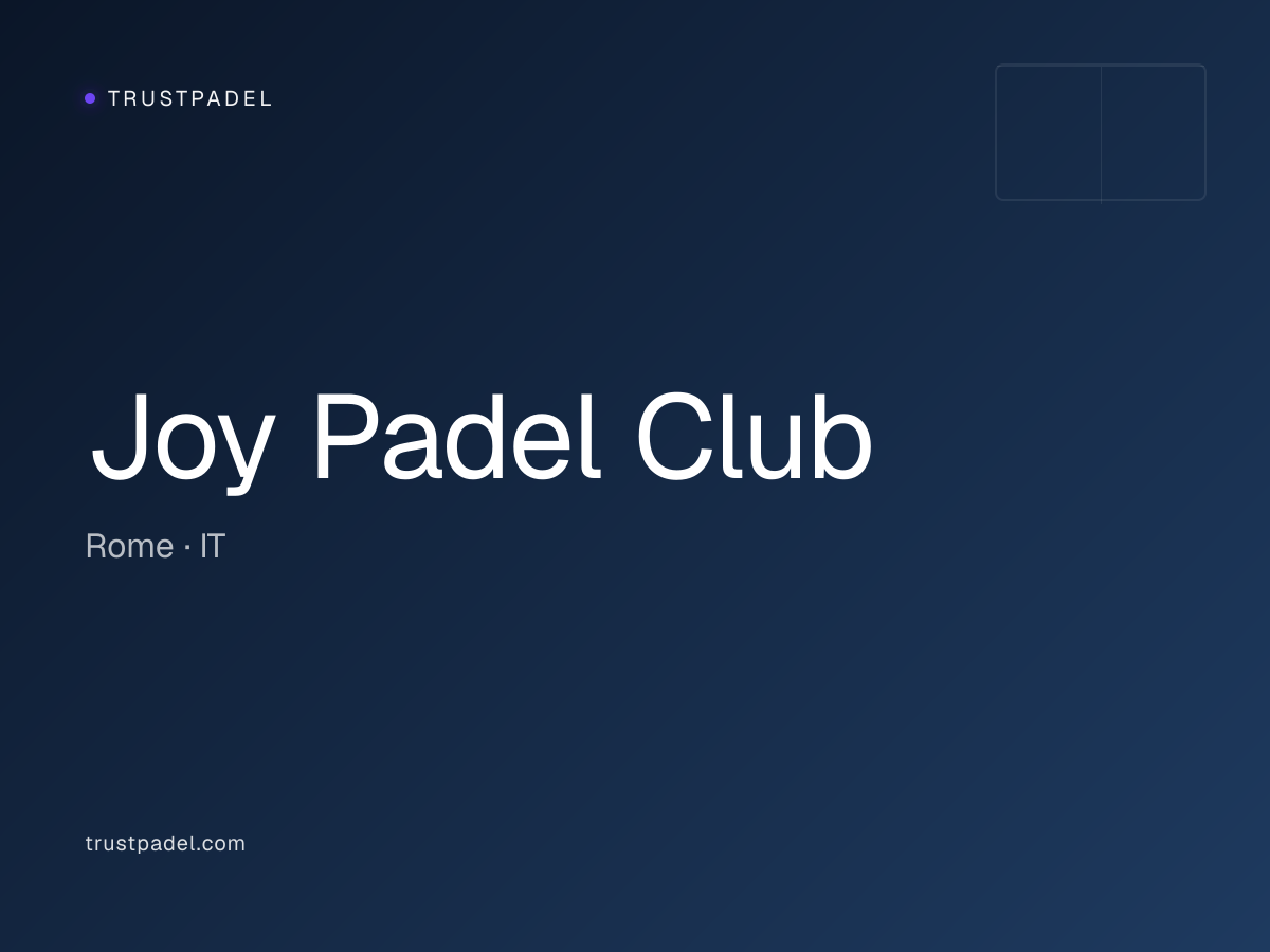 Joy Padel Club padel club