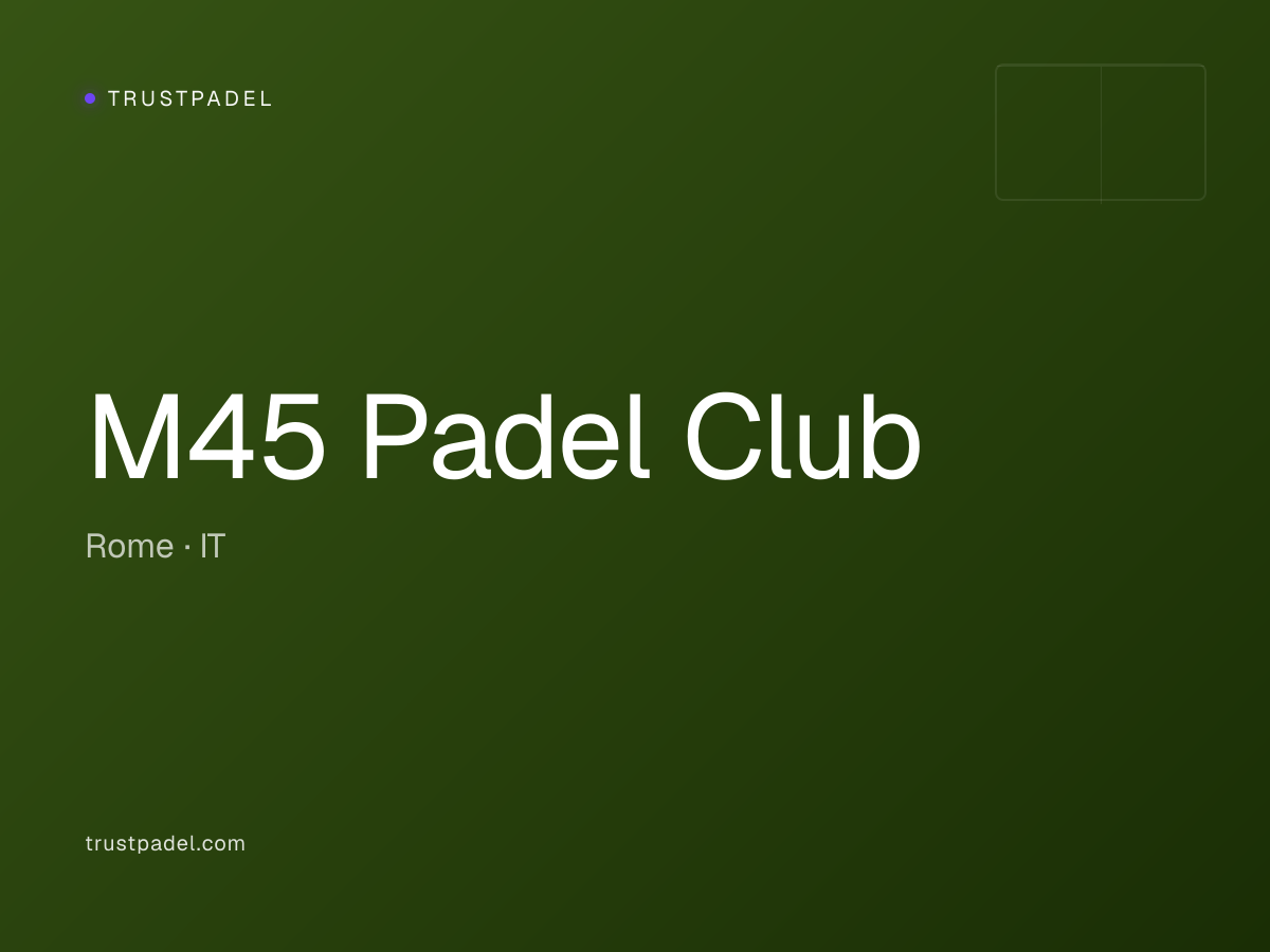 M45 Padel Club padel club