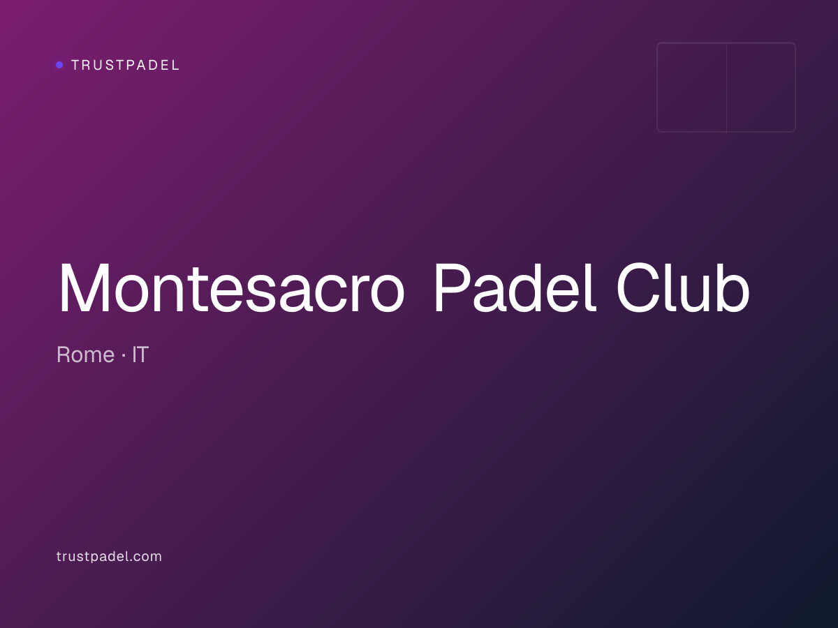 Montesacro Padel Club padel club