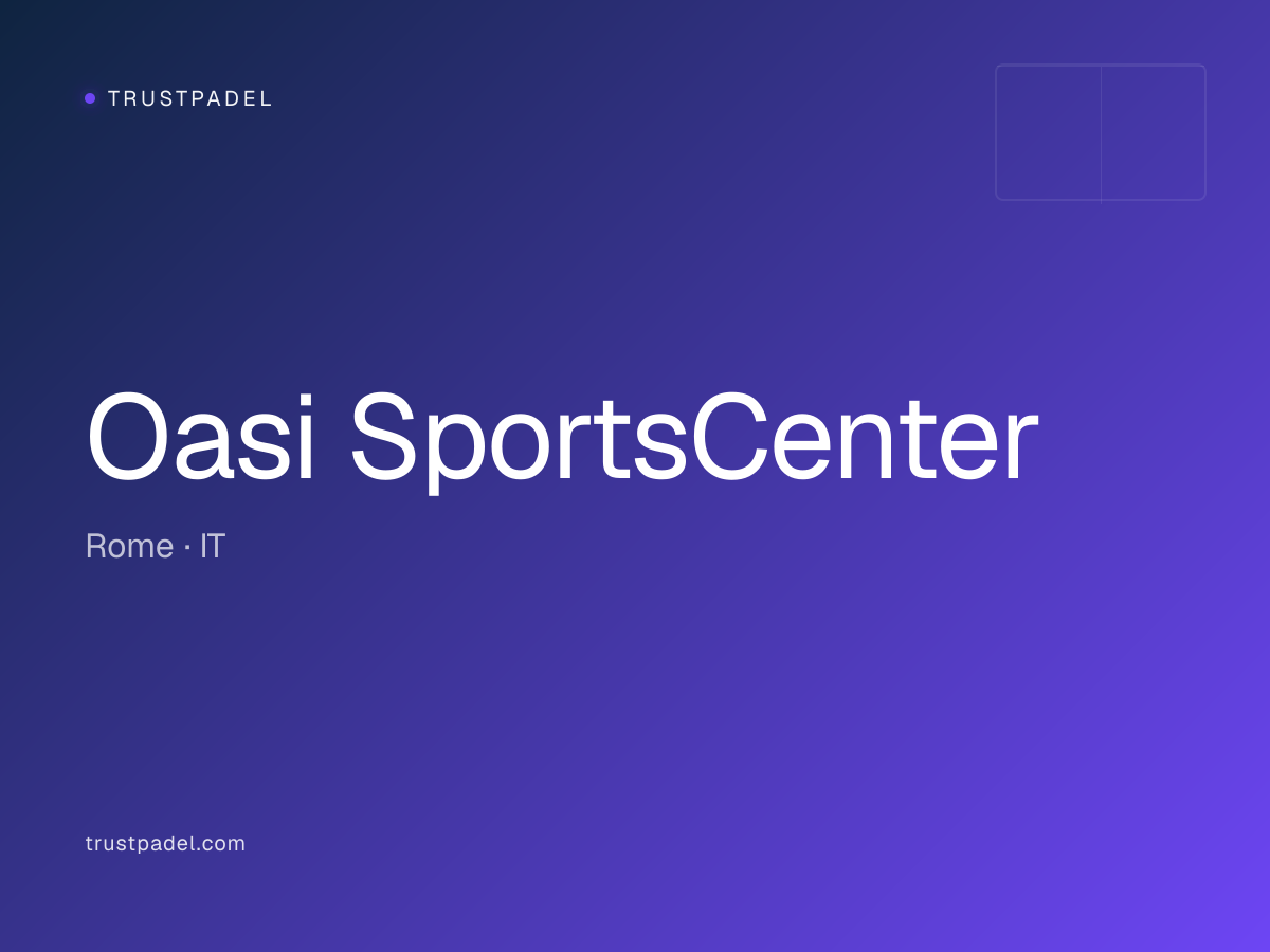 Oasi SportsCenter padel club