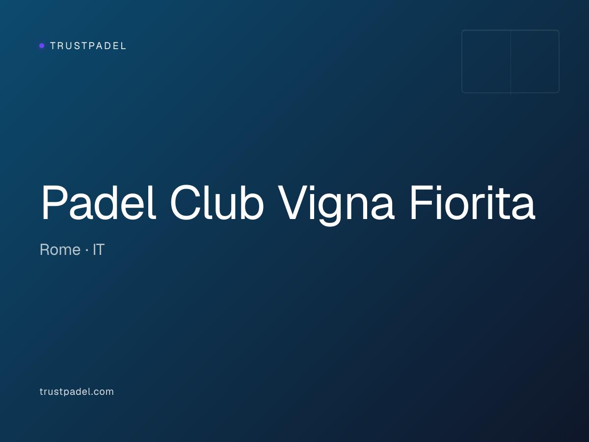 Padel Club Vigna Fiorita padel club