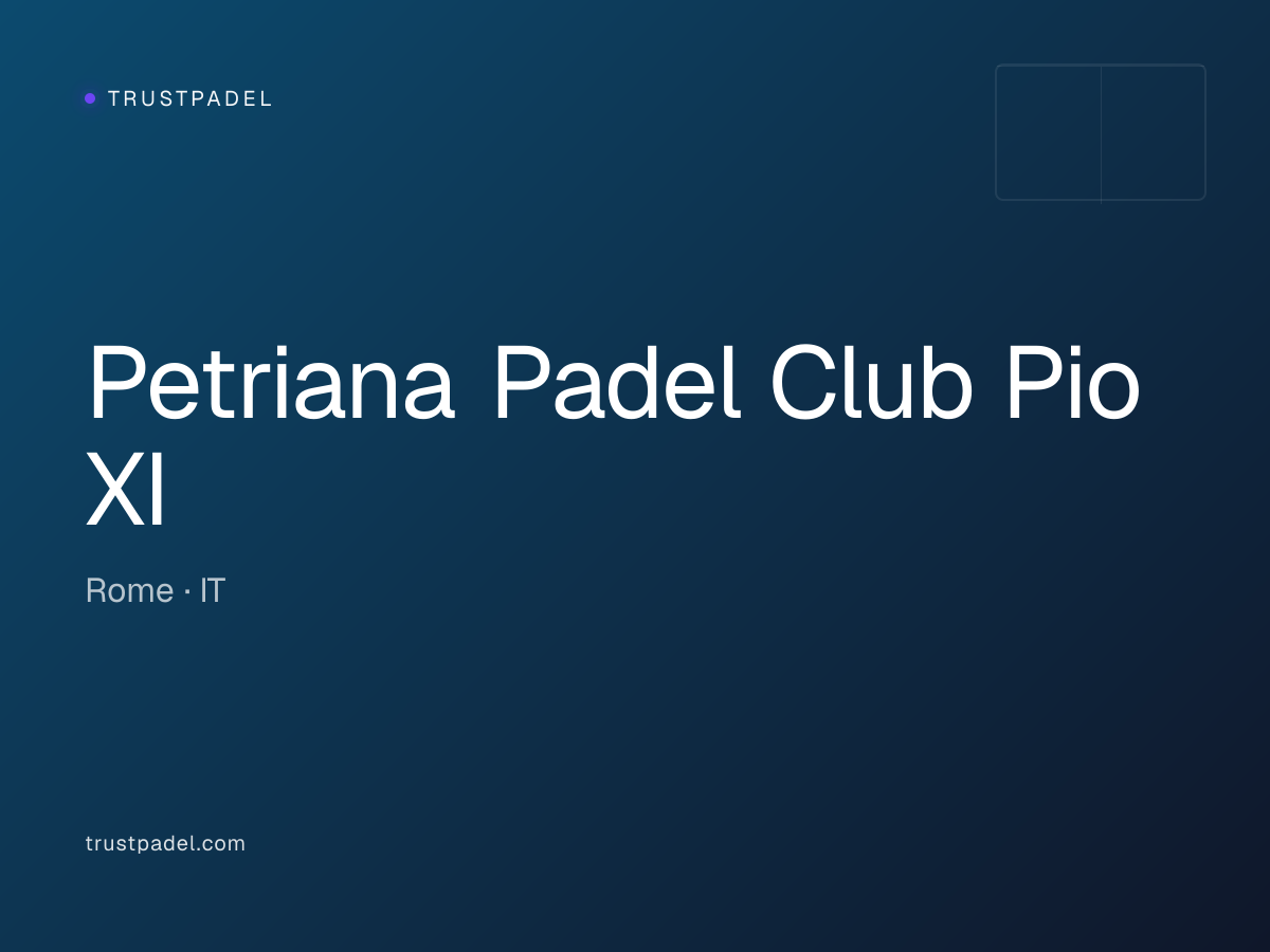 Petriana Padel Club Pio XI padel club
