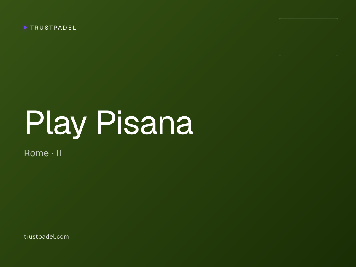 Play Pisana padel club