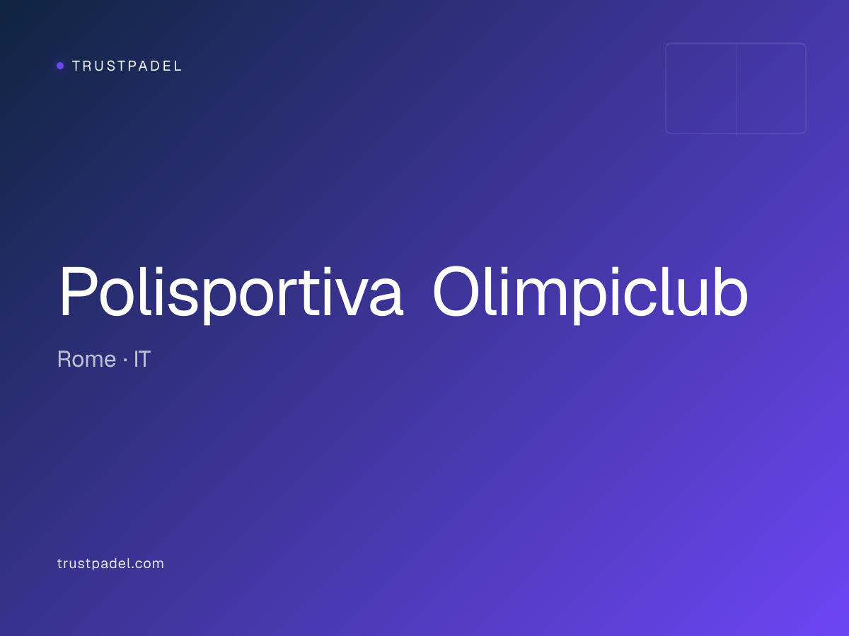 Polisportiva Olimpiclub padel club