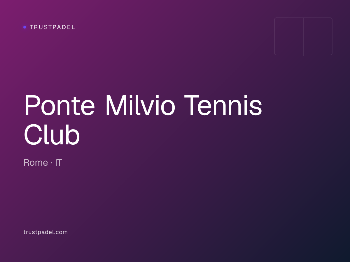 Ponte Milvio Tennis Club padel club