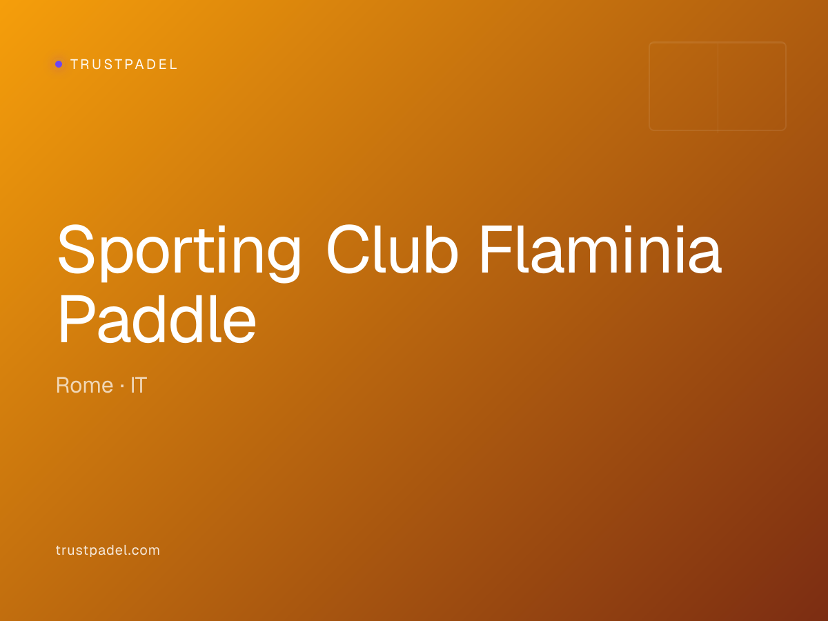 Sporting Club Flaminia Paddle padel club