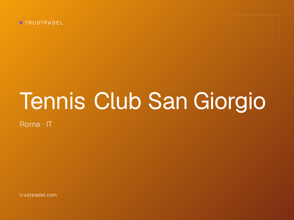 Tennis Club San Giorgio padel club