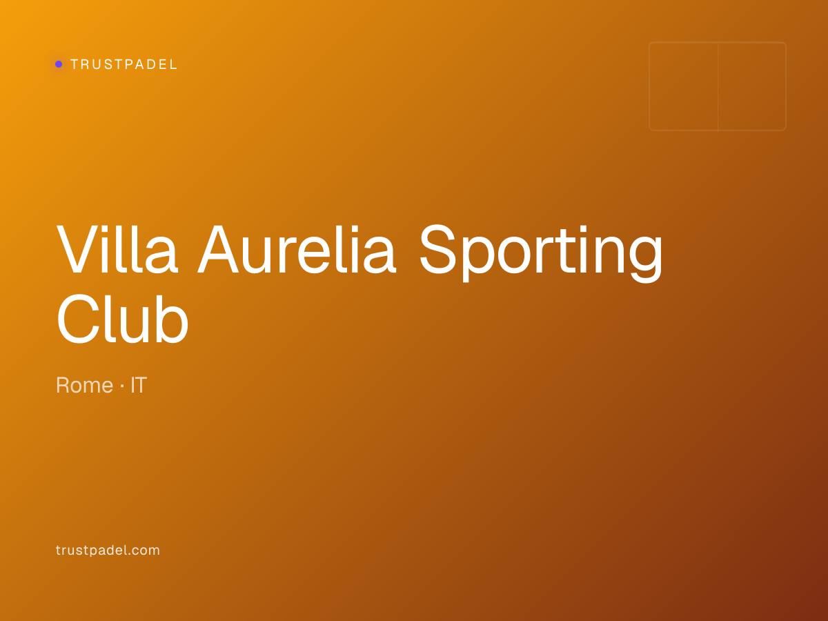 Villa Aurelia Sporting Club padel club