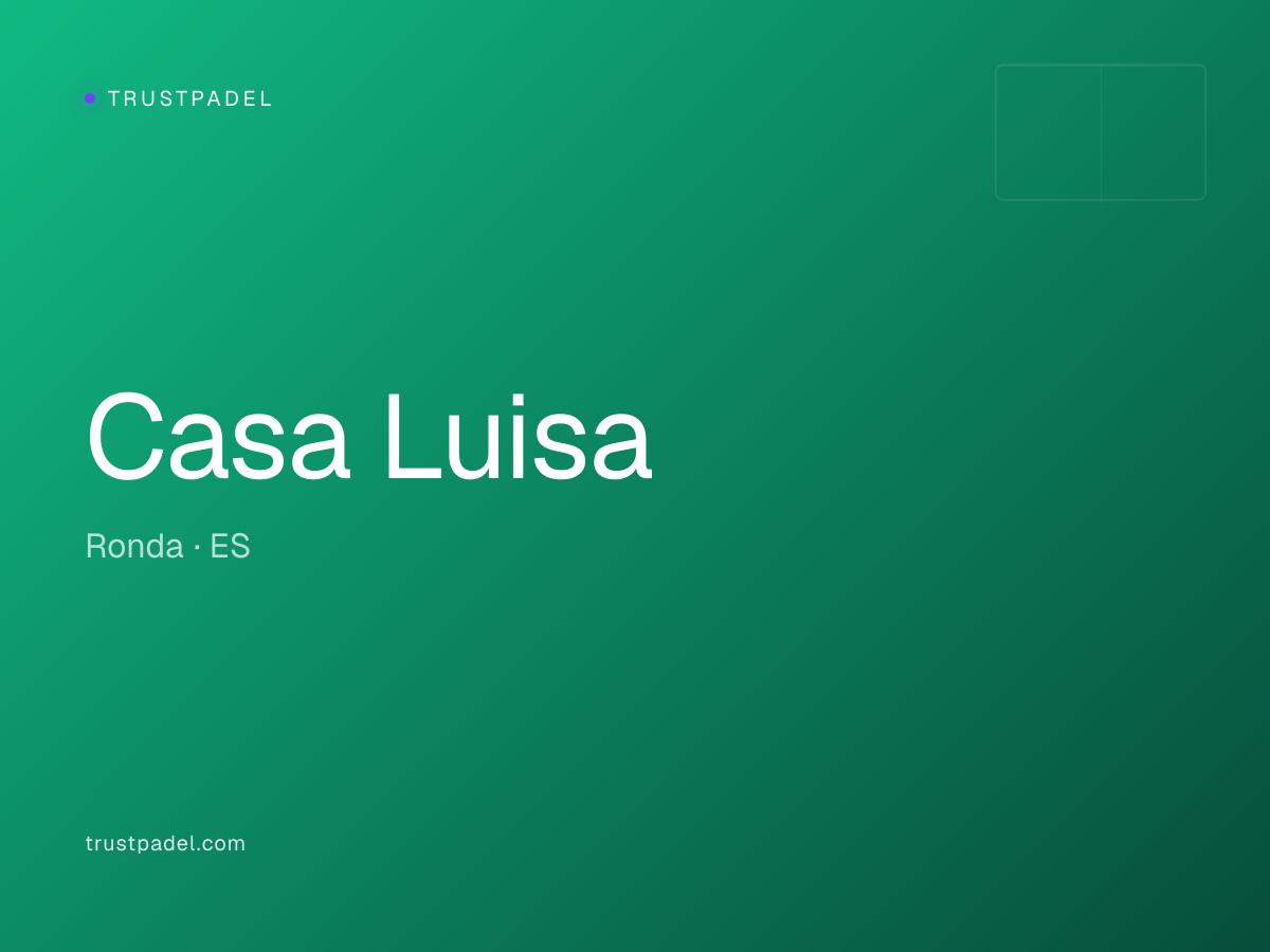 Casa Luisa padel club