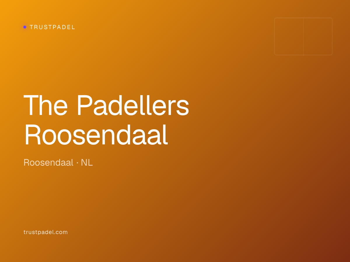 The Padellers Roosendaal padel club
