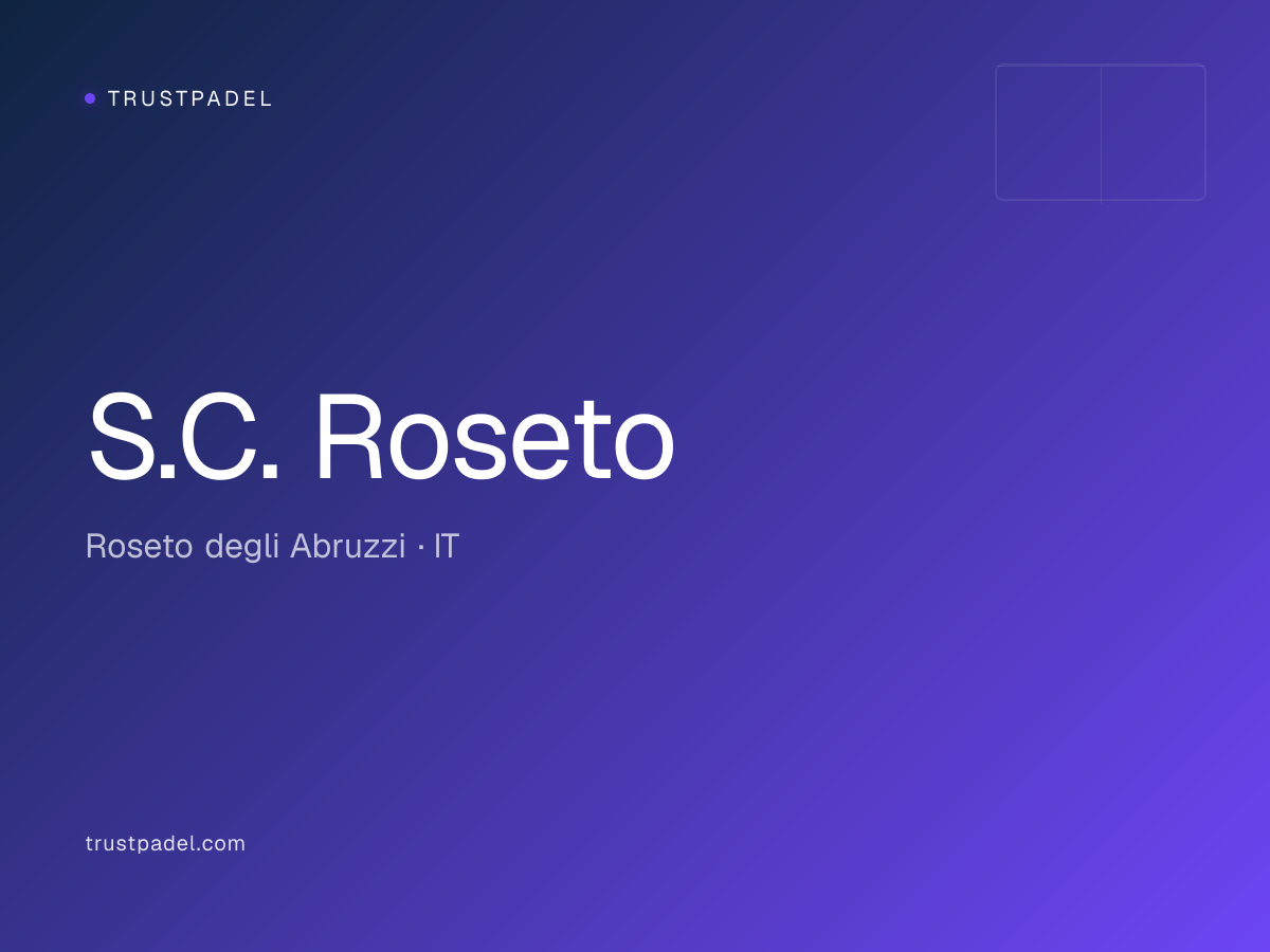 S.C. Roseto padel club