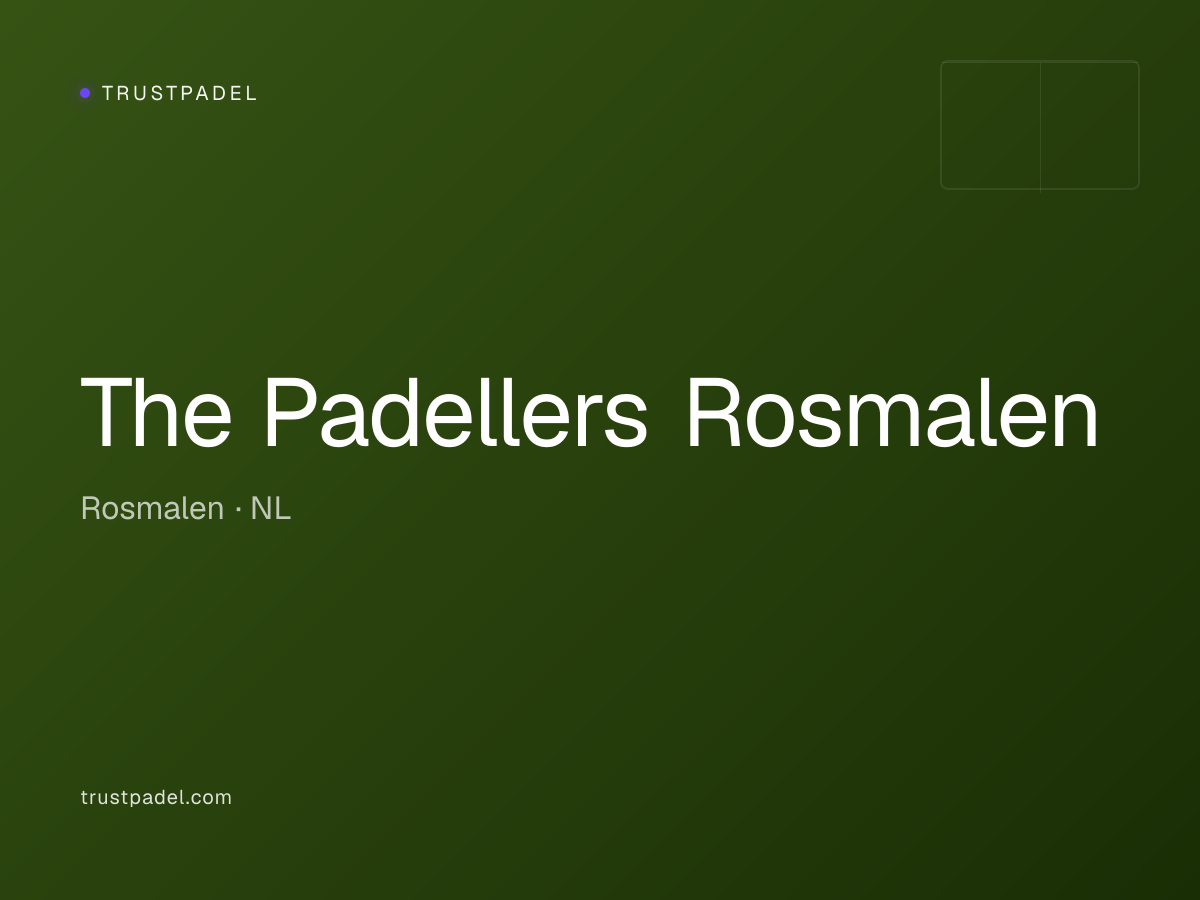 The Padellers Rosmalen padel club