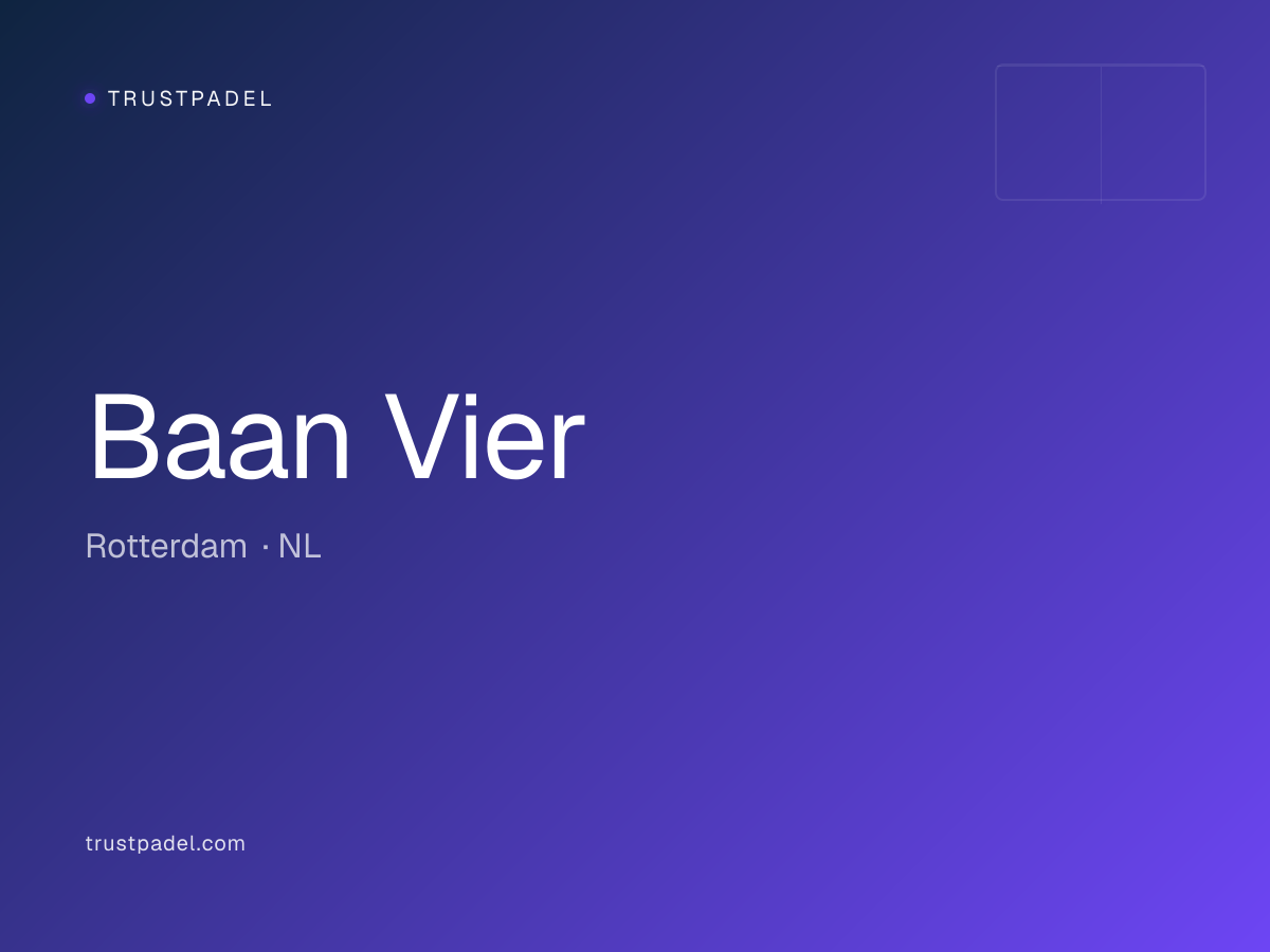 Baan Vier padel club