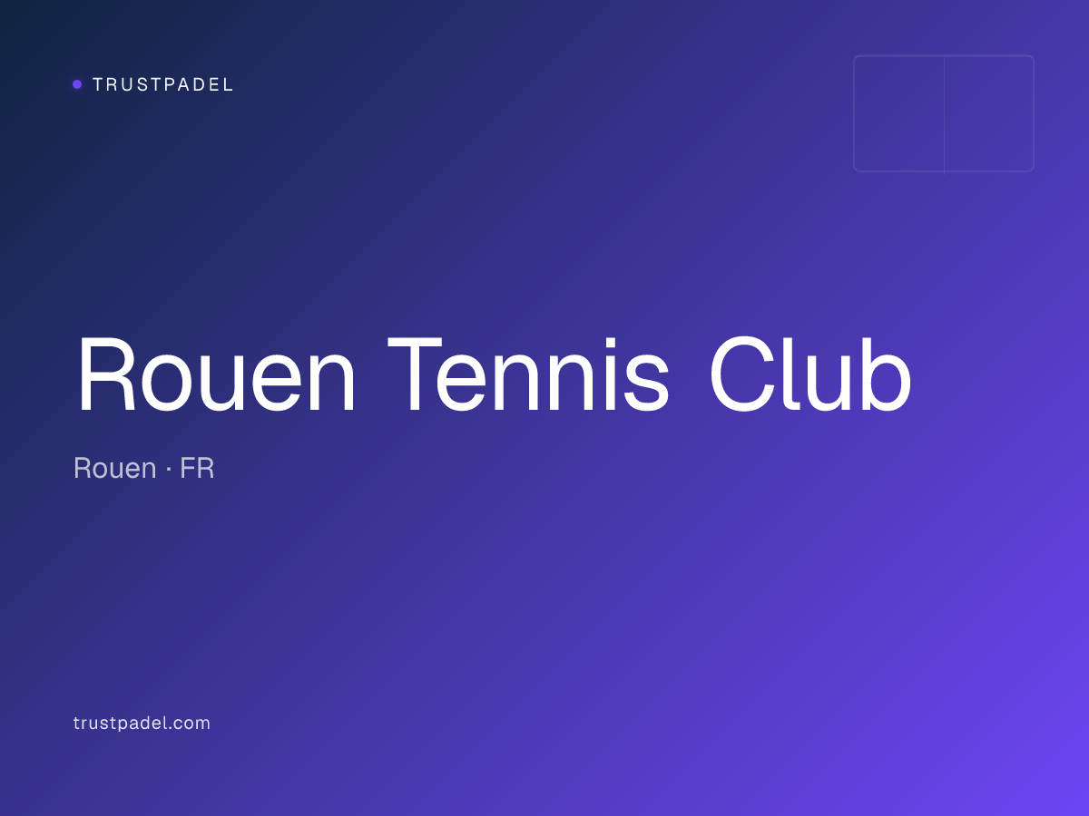 Rouen Tennis Club padel club