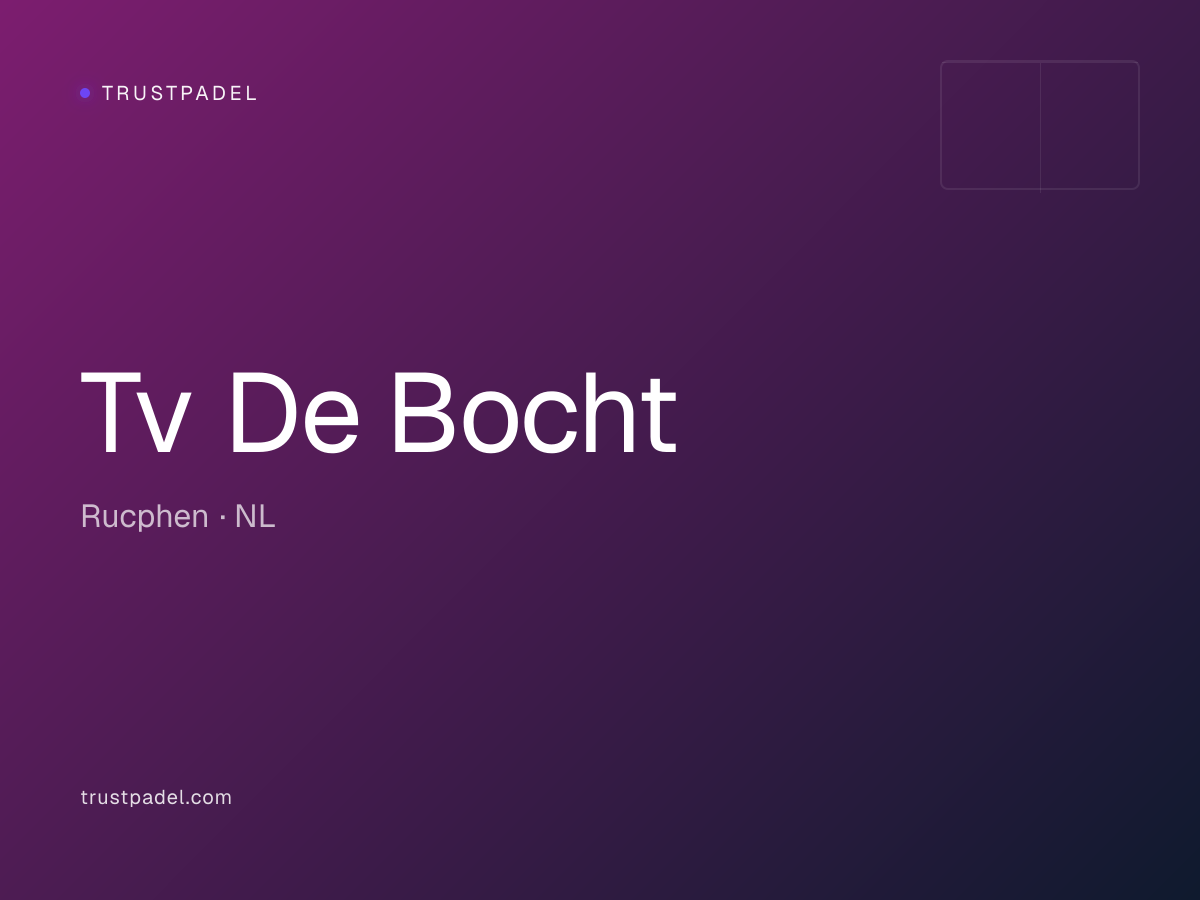 Tv De Bocht padel club