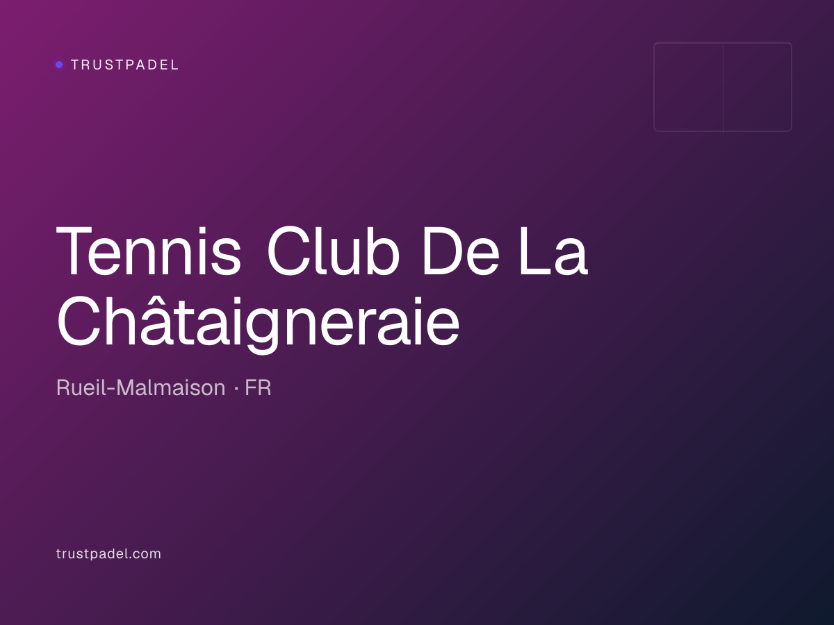 Tennis Club De La Châtaigneraie padel club