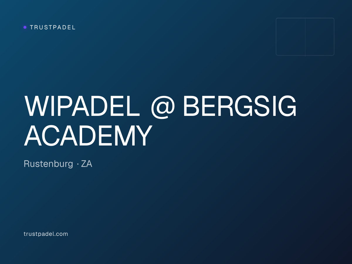 WIPADEL @ BERGSIG ACADEMY padel club