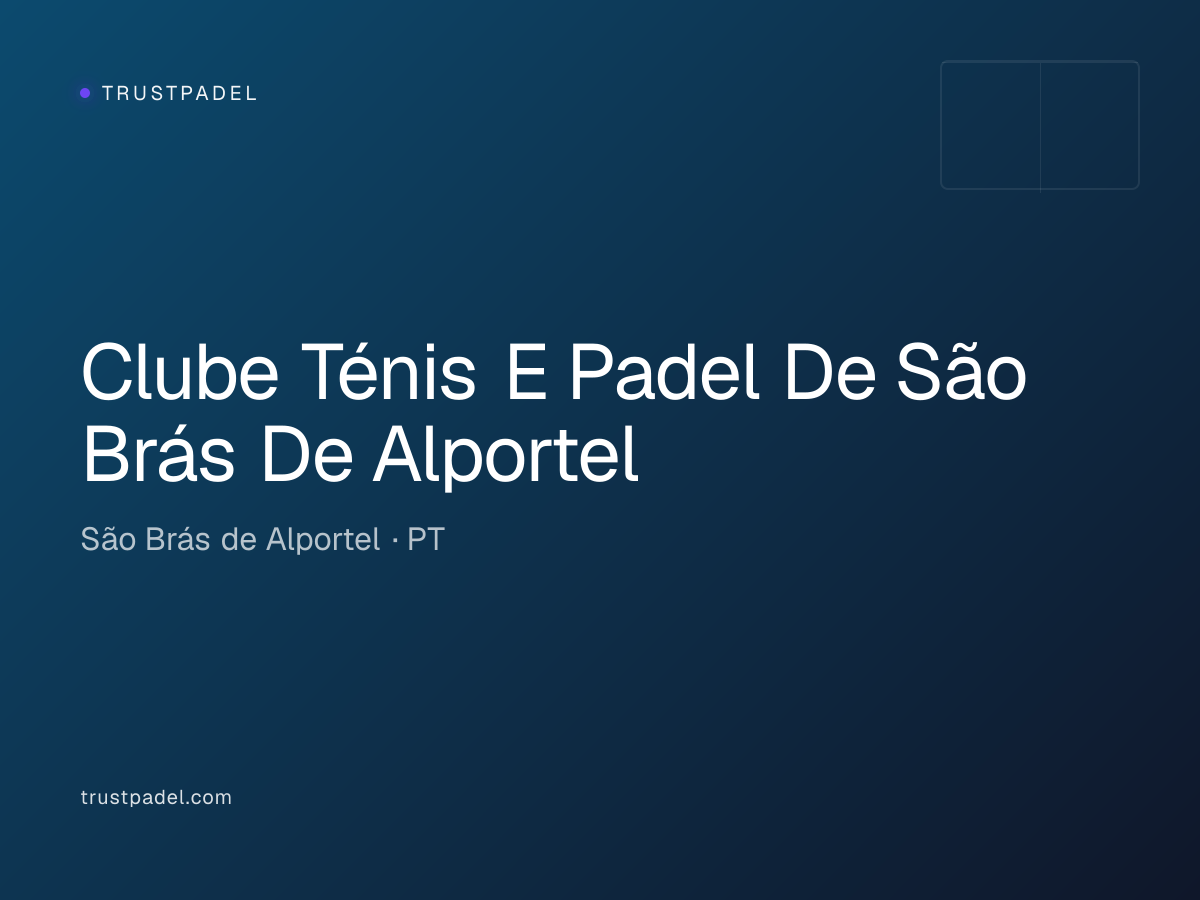 Clube Ténis E Padel De São Brás De Alportel padel club