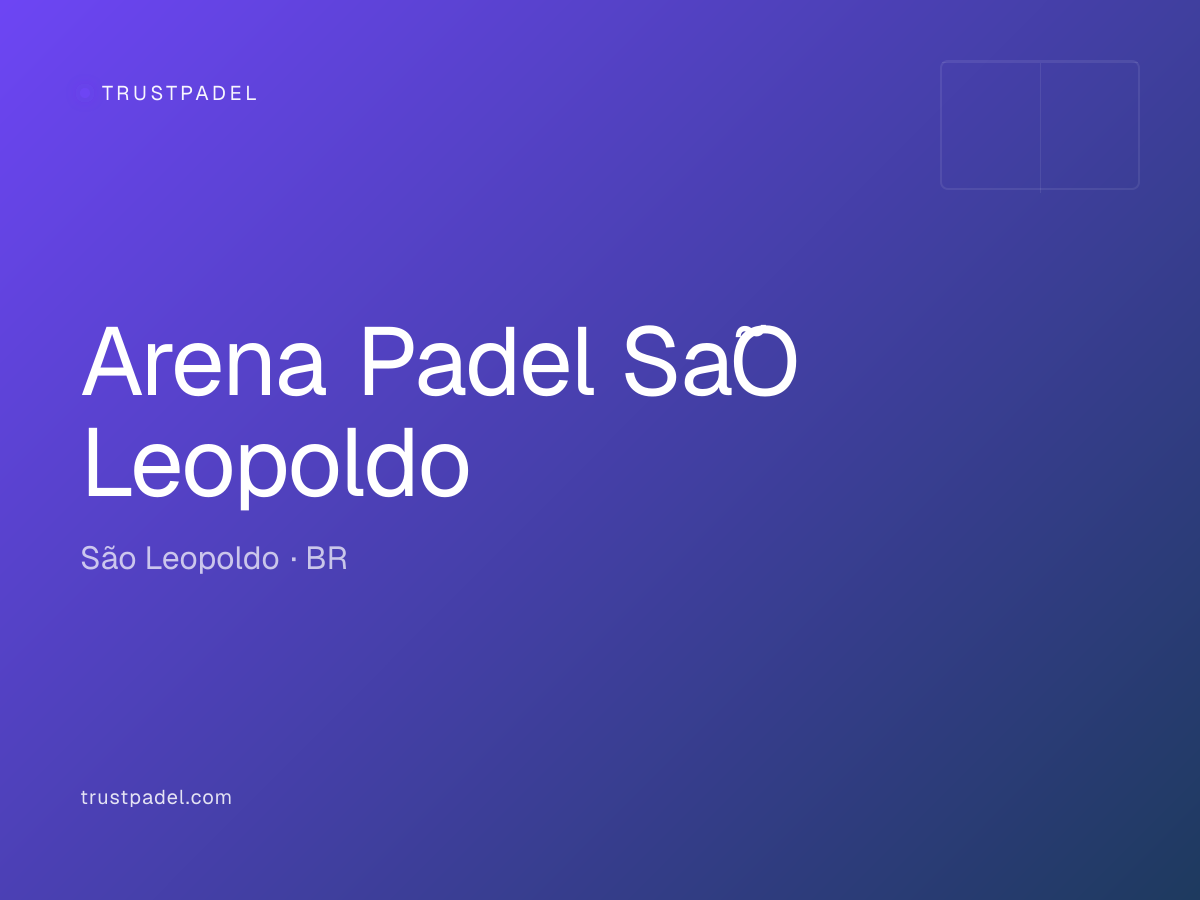 Arena Padel SãO Leopoldo padel club