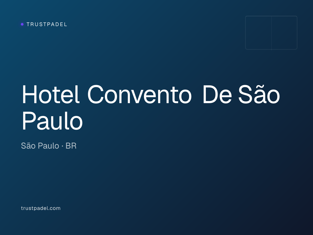 Hotel Convento De São Paulo padel club