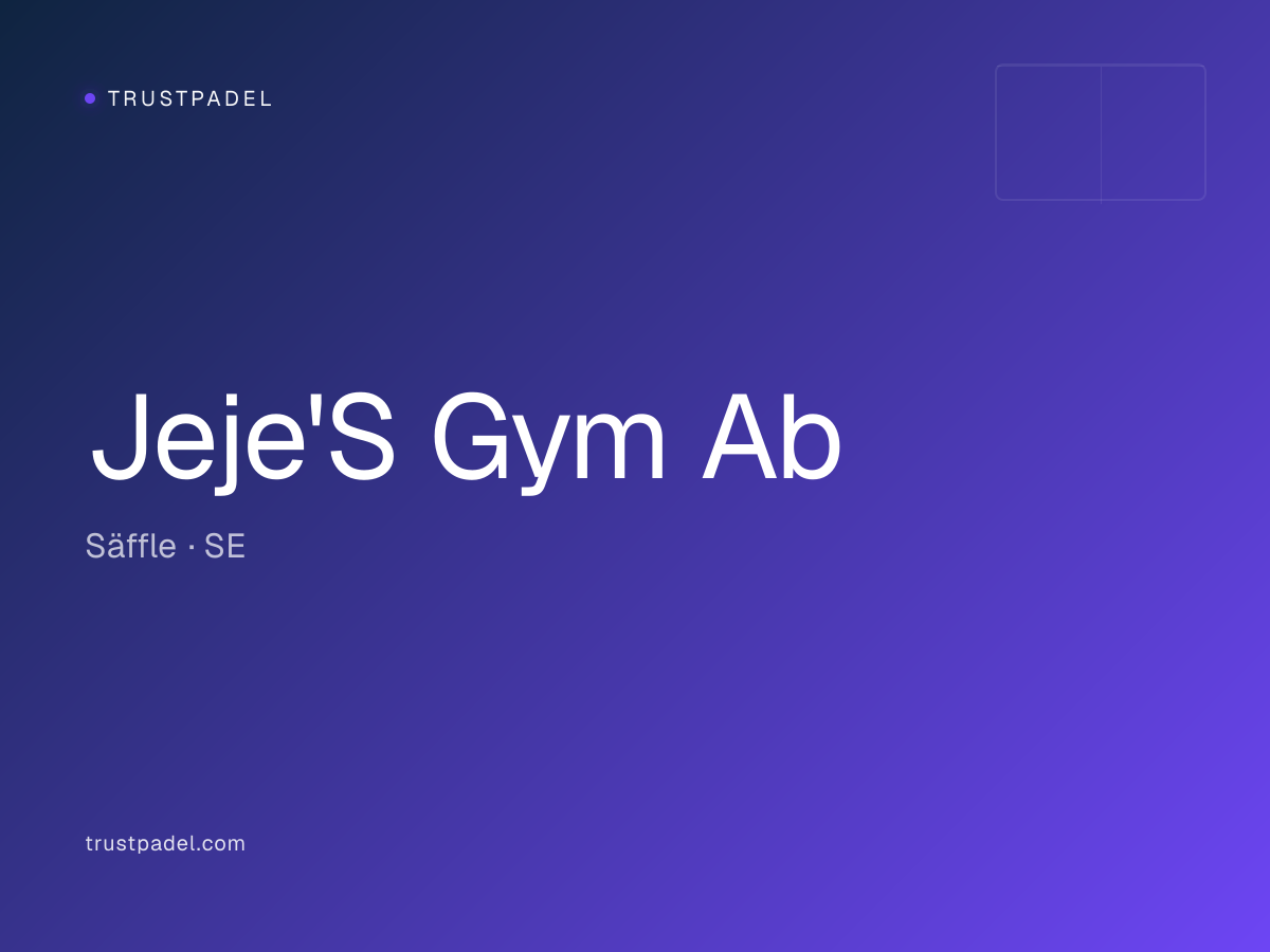 Jeje'S Gym Ab padel club