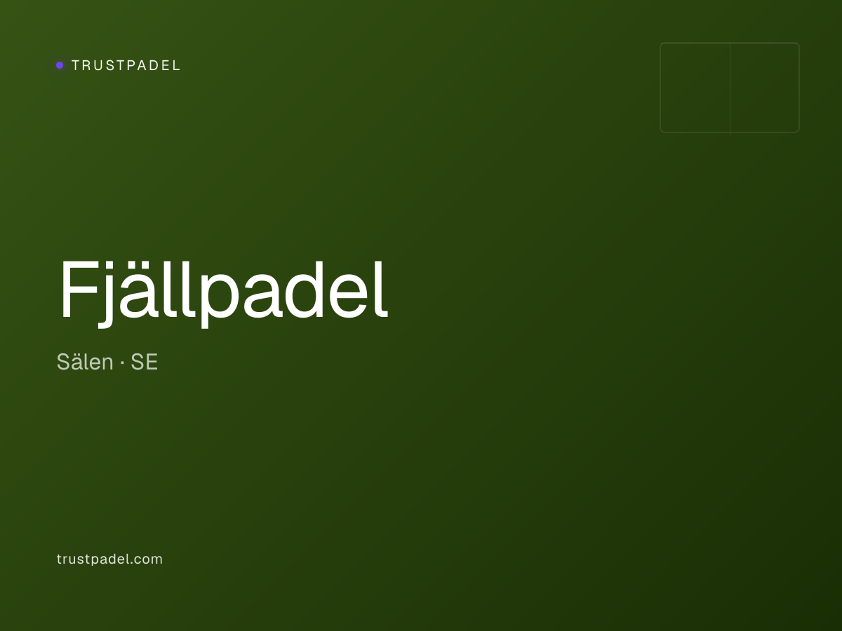 Fjällpadel padel club