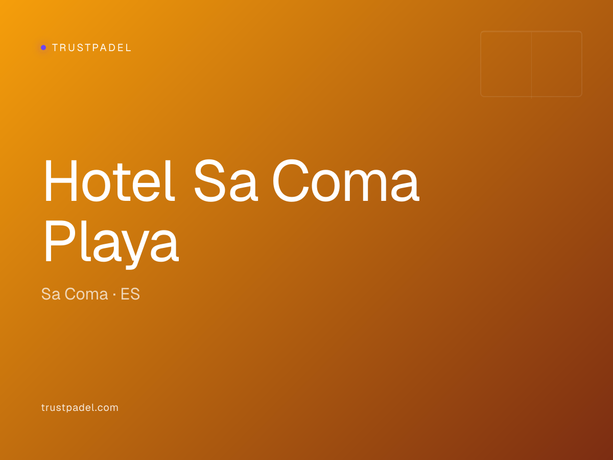 Hotel Sa Coma Playa padel club