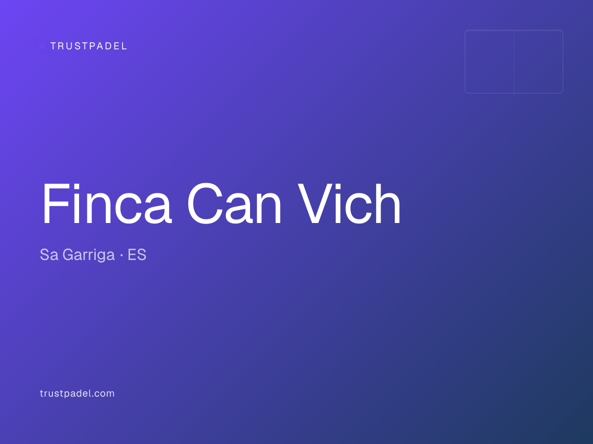 Finca Can Vich padel club