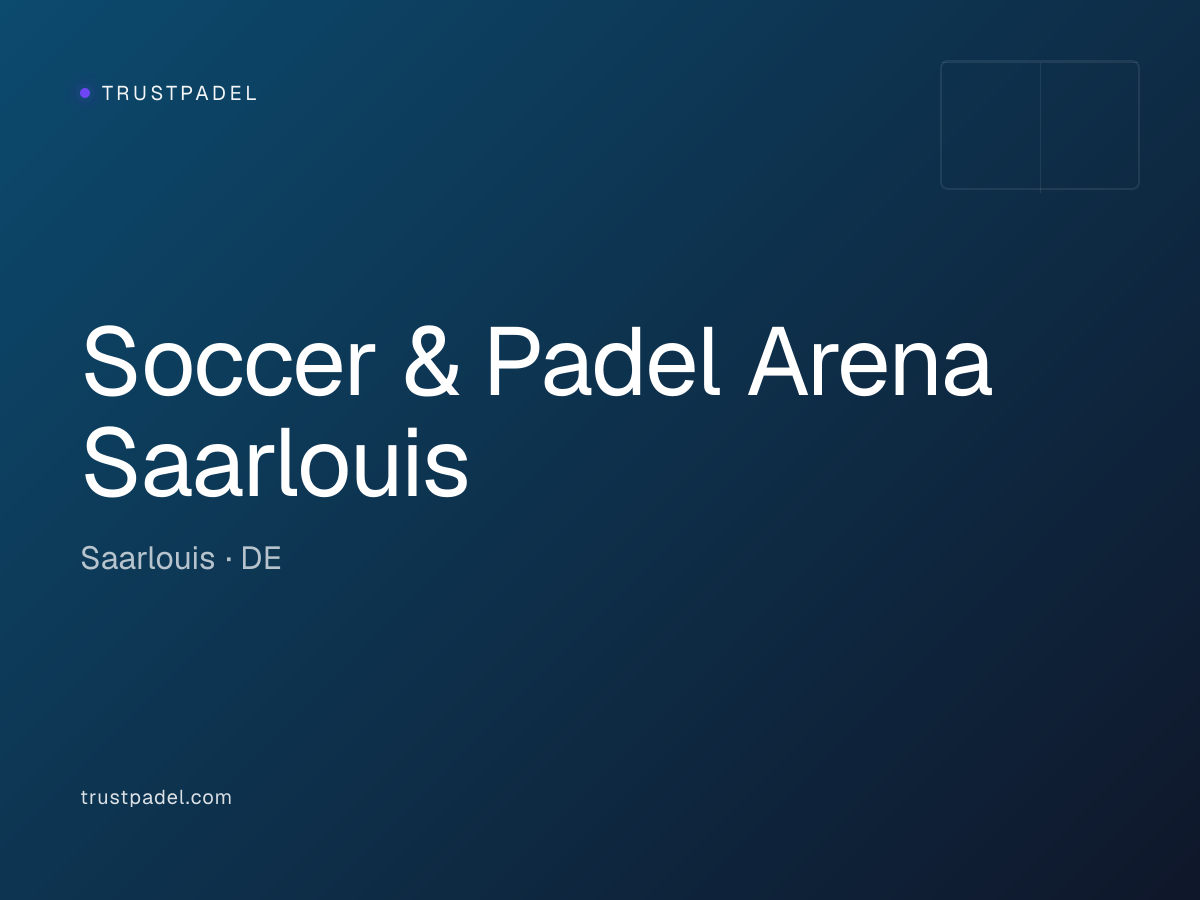Soccer & Padel Arena Saarlouis padel club