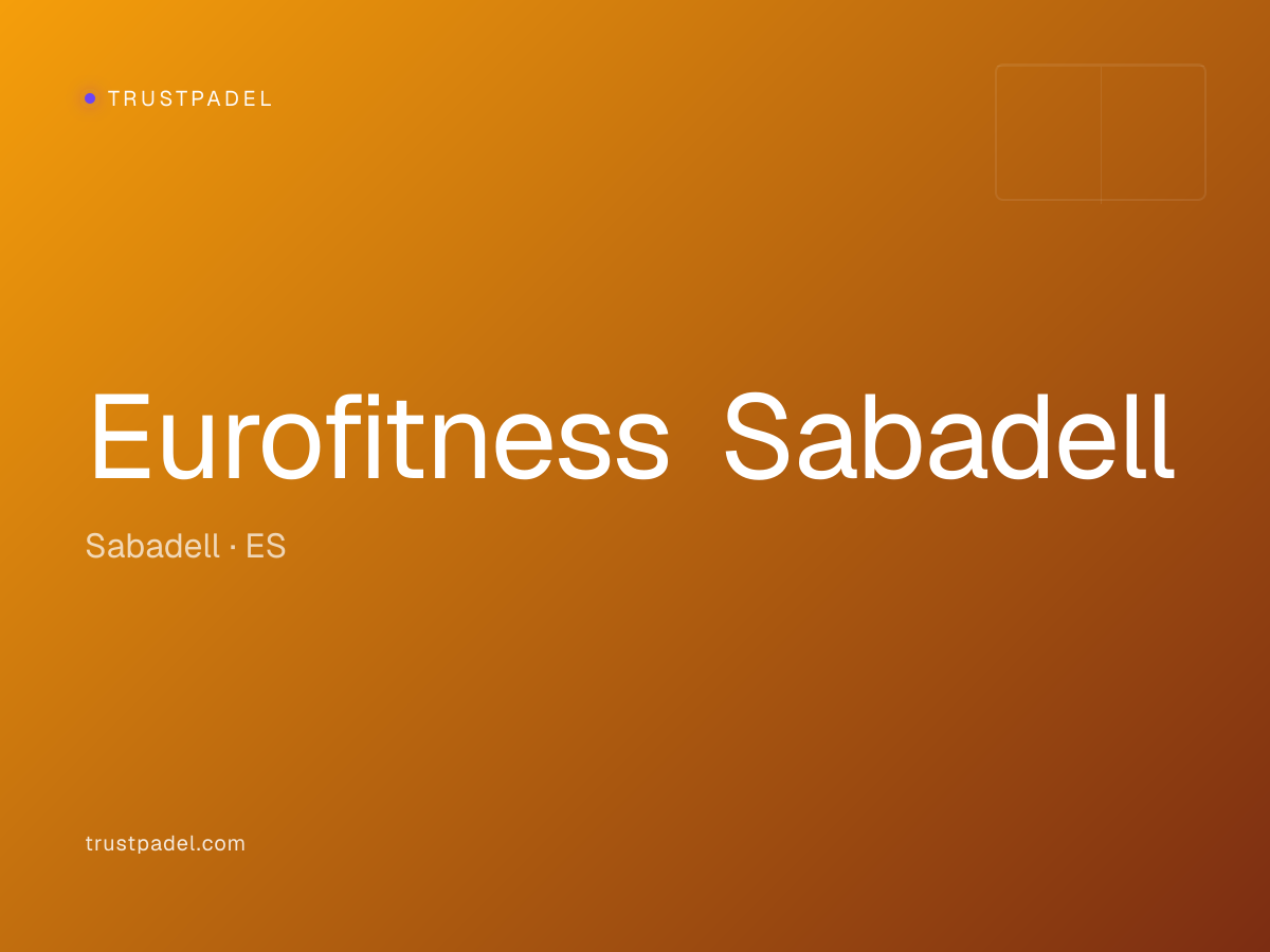 Eurofitness Sabadell padel club