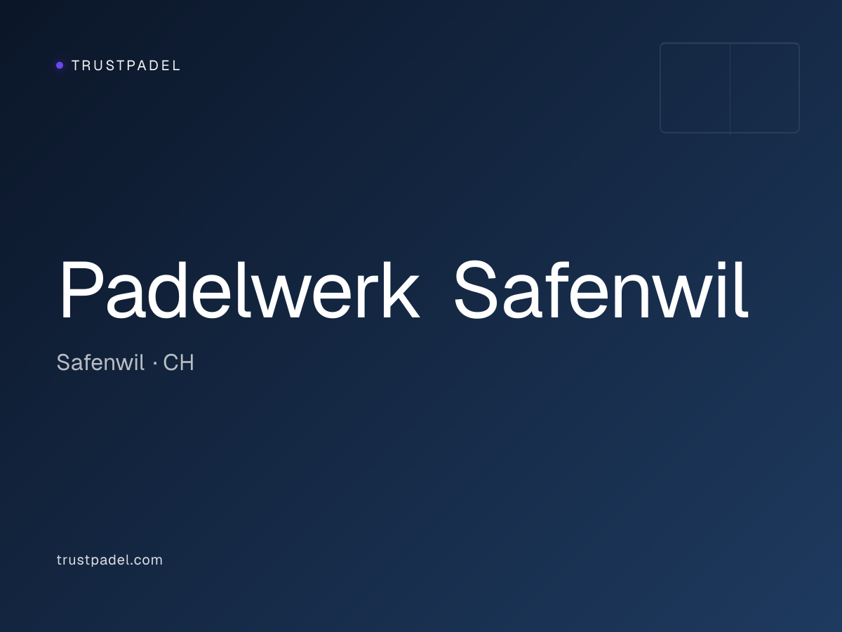 Padelwerk Safenwil padel club