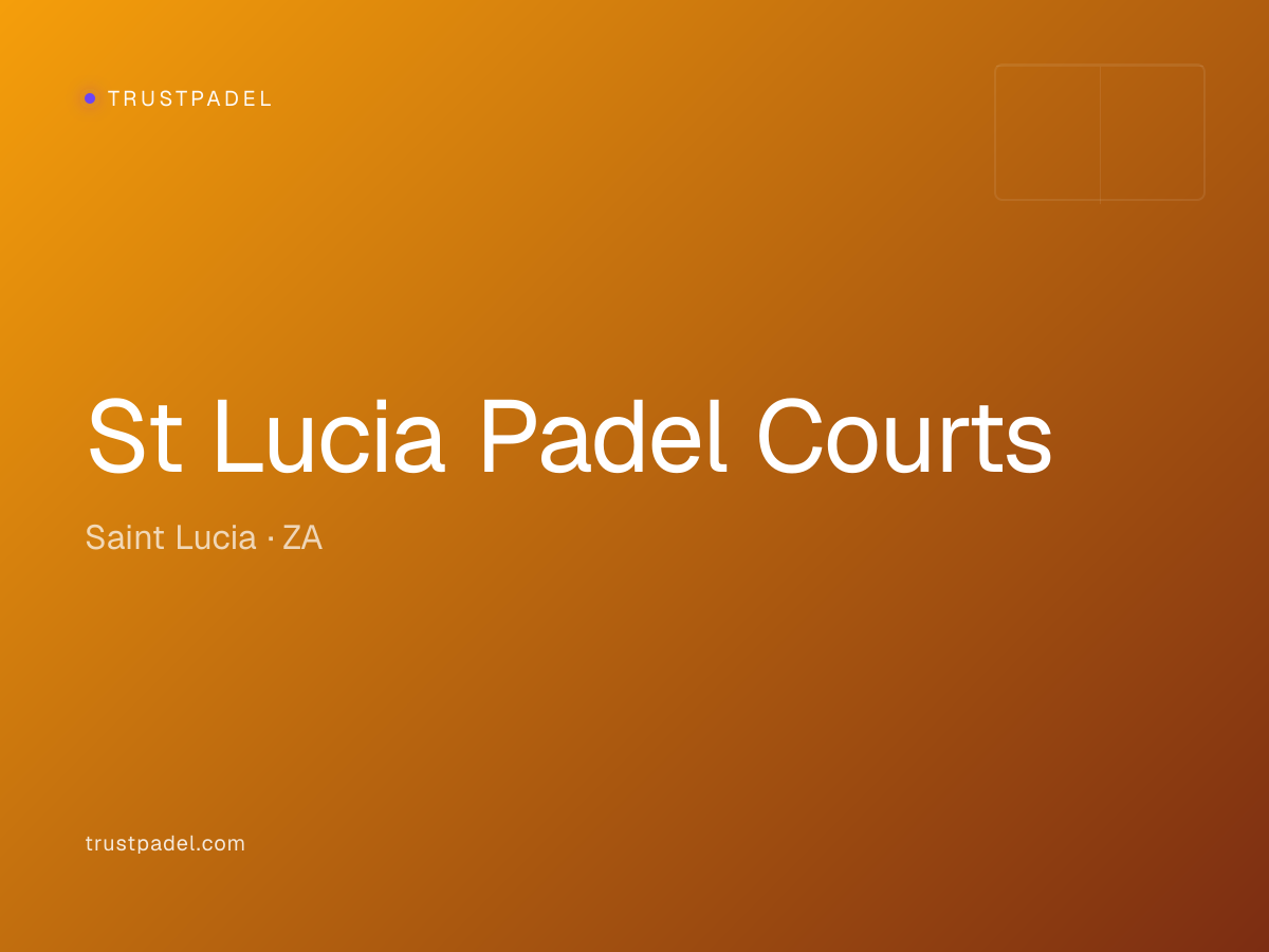 St Lucia Padel Courts padel club