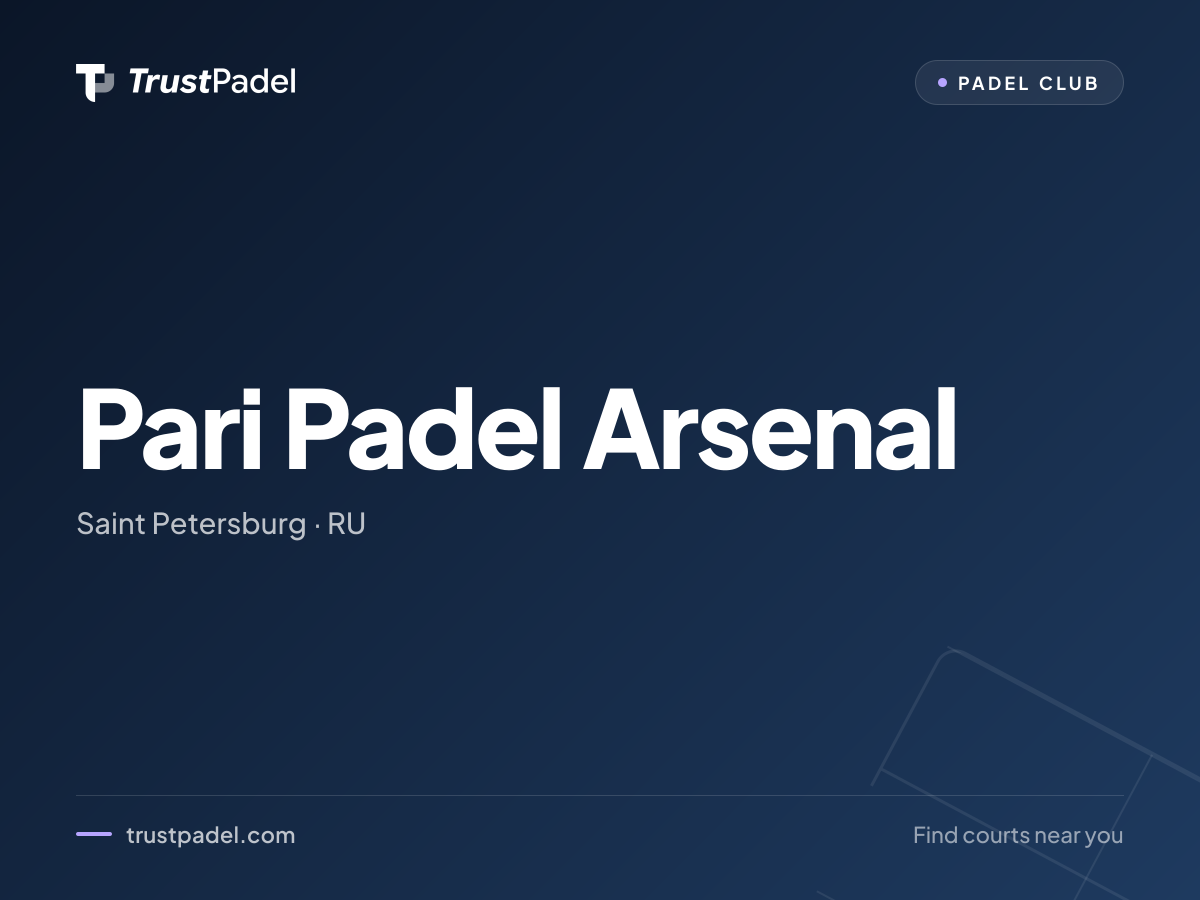 Pari Padel Arsenal padel club