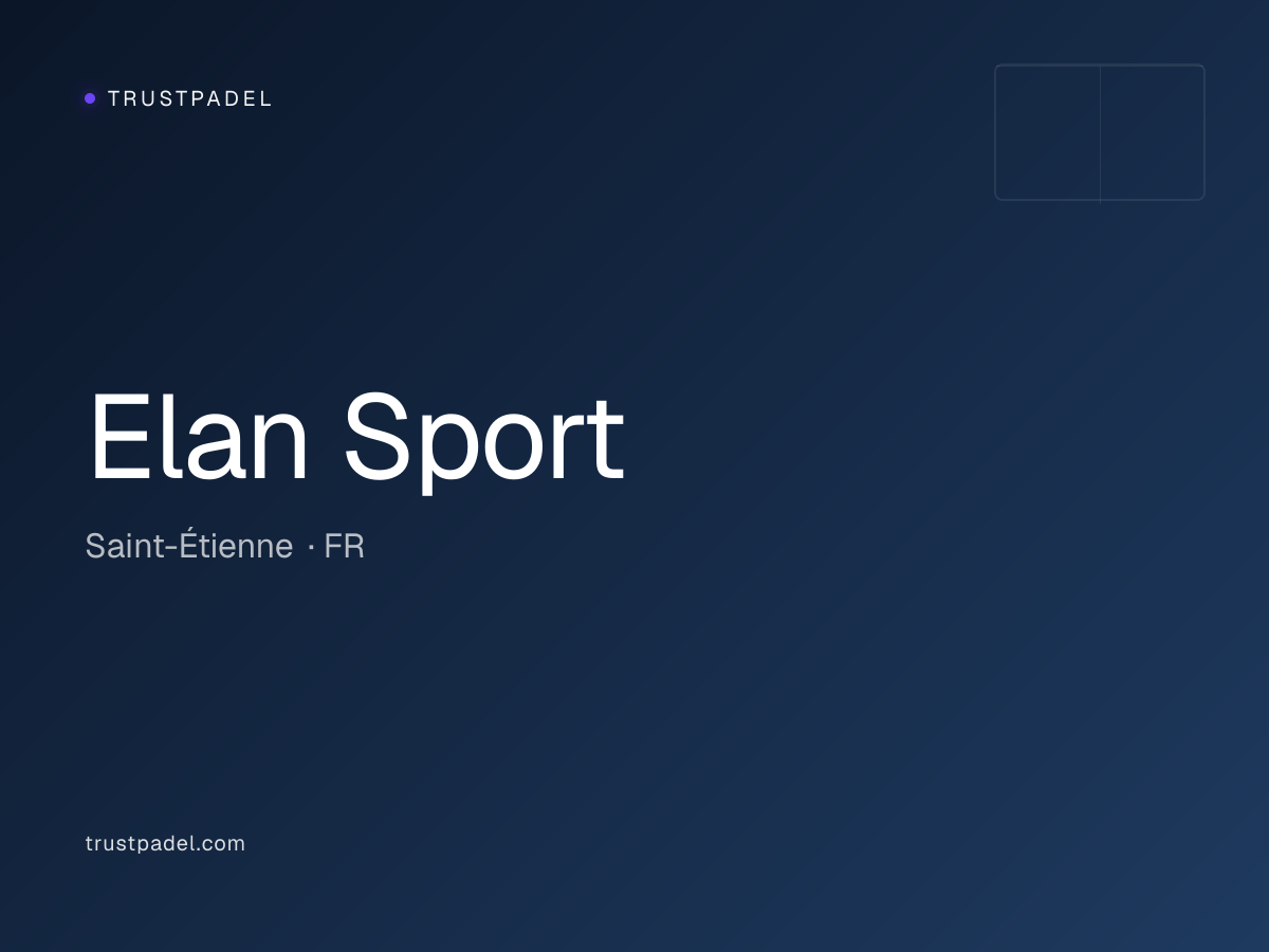 Elan Sport padel club