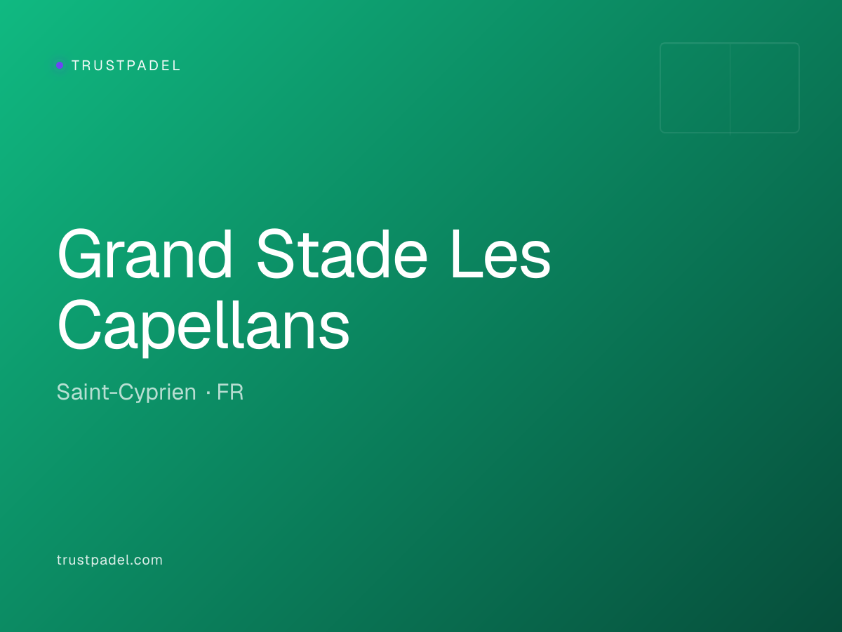 Grand Stade Les Capellans padel club