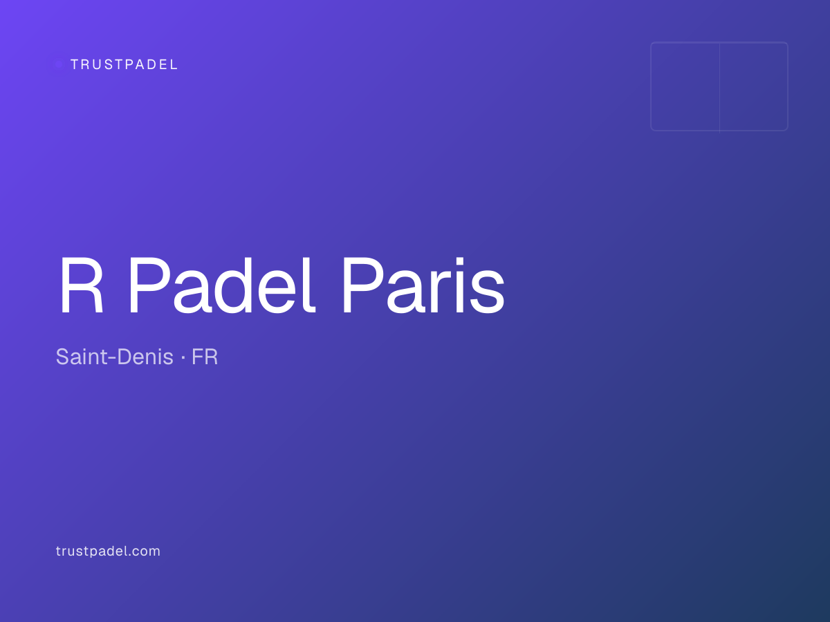 R Padel Paris padel club