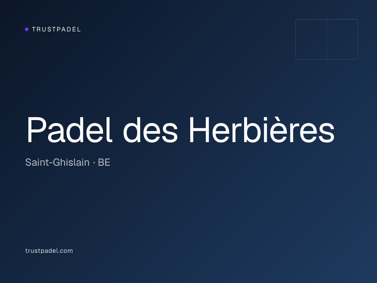 Padel des Herbières padel club